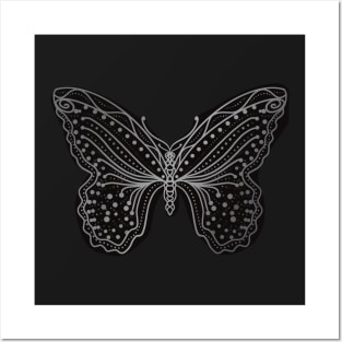 Butterfly pattern Posters and Art